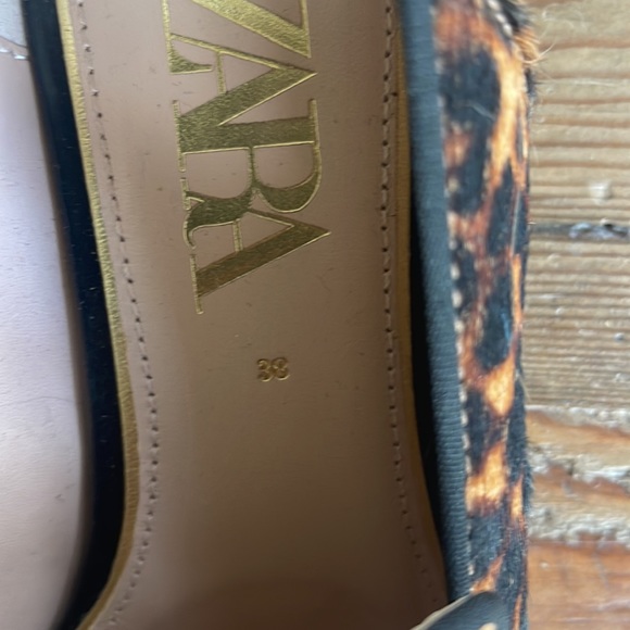 Zara Leopard Print Loafers - Picture 3 of 4